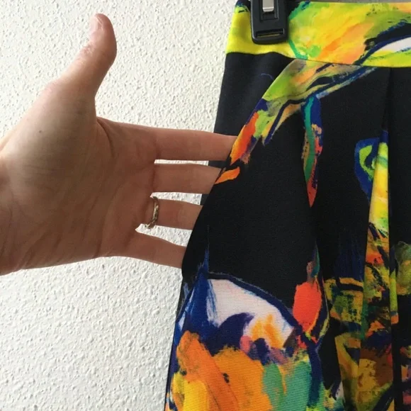 Milly Luna Tropical Mid Skirt - Picture 2 of 3